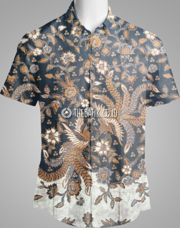 Kain Batik Solo Bahan Kemeja Batik Klasik Motif Sawunggaling