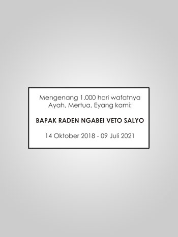 Souvenir Peringatan Selamatan 1000 Hari Orang Meninggal - Model Tas Kain Batik 