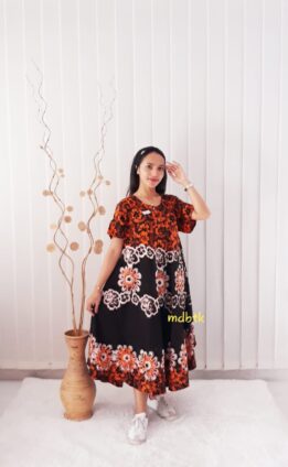 Baju Daster Klok Jumbo Bahan Batik Rayon Coletan Grosir