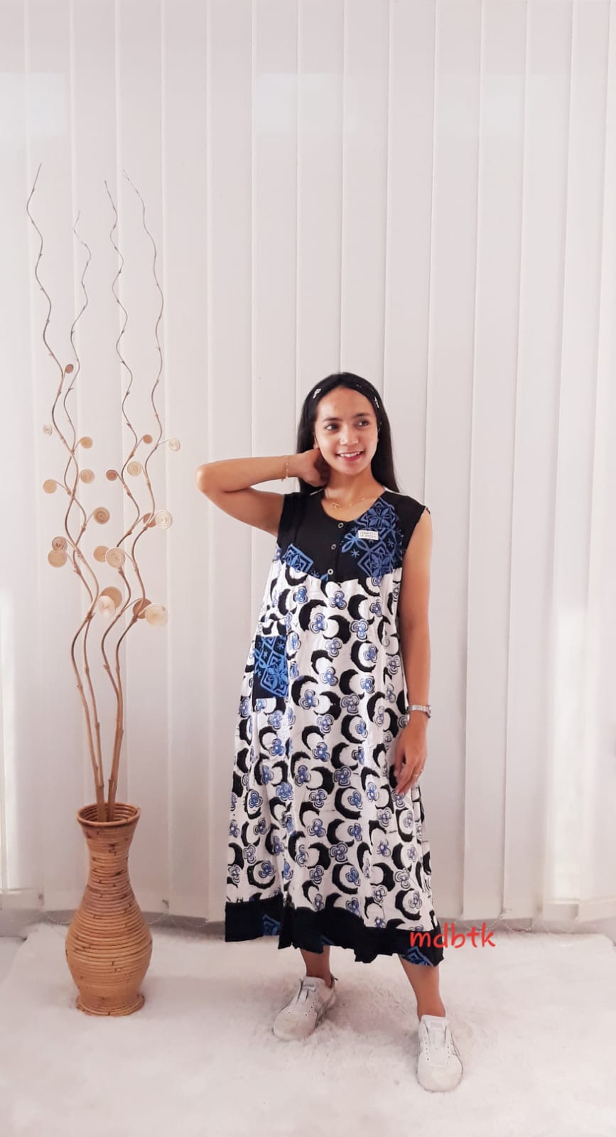 Baju Tidur Daster Batik Yukensi Bahan Rayon Pekalongan Warna
