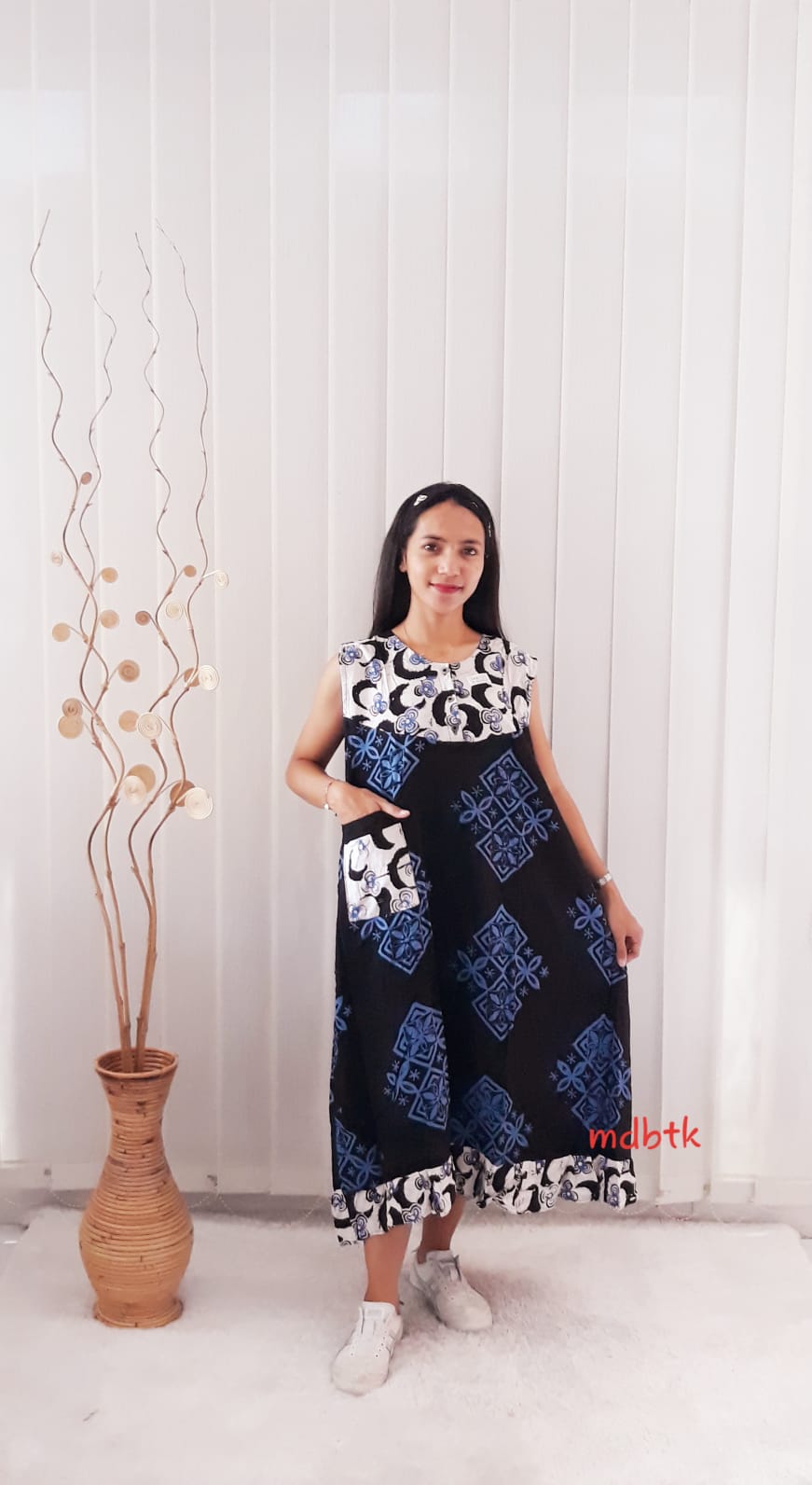 Baju Tidur Daster Batik Yukensi Bahan Rayon Pekalongan Warna