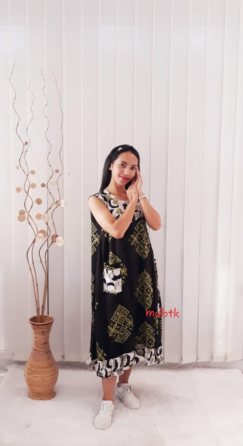Baju Tidur Daster Batik Yukensi Bahan Rayon Pekalongan Warna