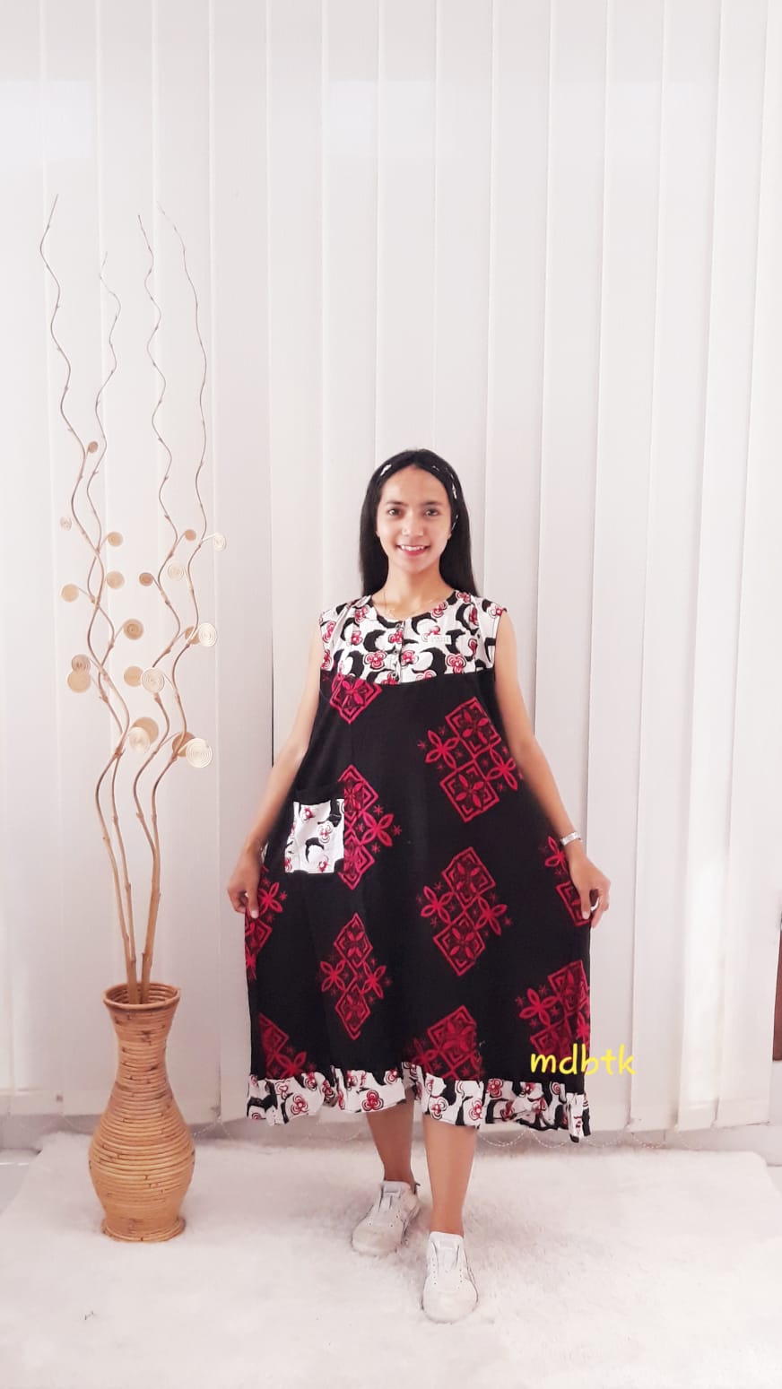 Baju Tidur Daster Batik Yukensi Bahan Rayon Pekalongan Warna