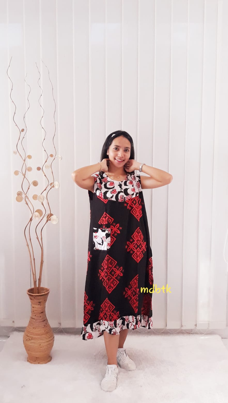 Baju Tidur Daster Batik Yukensi Bahan Rayon Pekalongan Warna