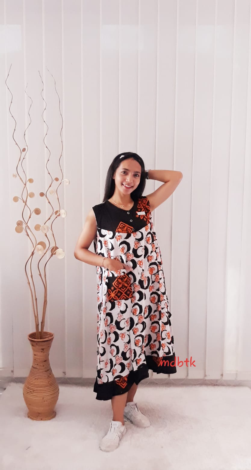 Baju Tidur Daster Batik Yukensi Bahan Rayon Pekalongan Warna