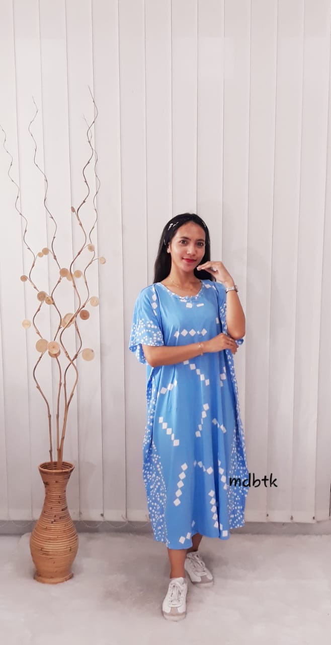 Baju Tidur Daster Kelelawar Pendek Pekalongan Warna Pastel