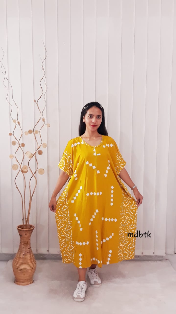 Baju Tidur Daster Kelelawar Pendek Pekalongan Warna Pastel