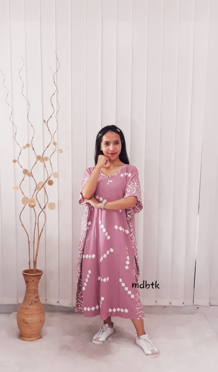 Baju Tidur Daster Kelelawar Pendek Pekalongan Warna Pastel