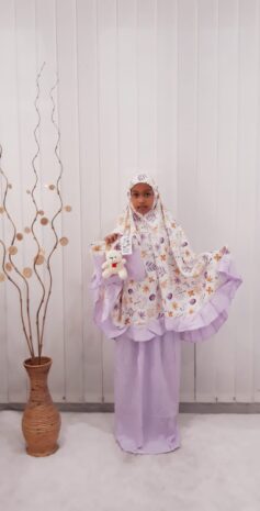 Mukena Anak SD Perempuan Terbaru Bahan Rayon Murah Grosir Warna Seri