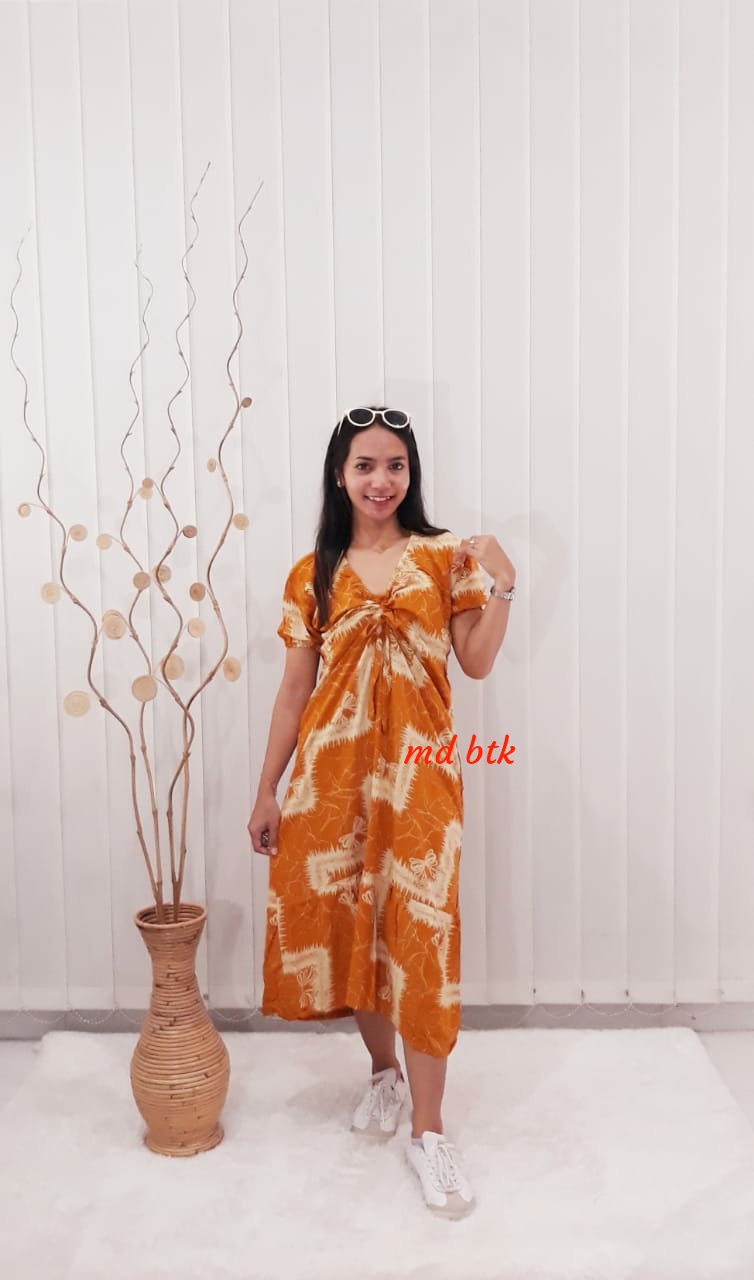 Sack Dress Batik Murah Bahan Santung Rayon Grosir Pekalongan