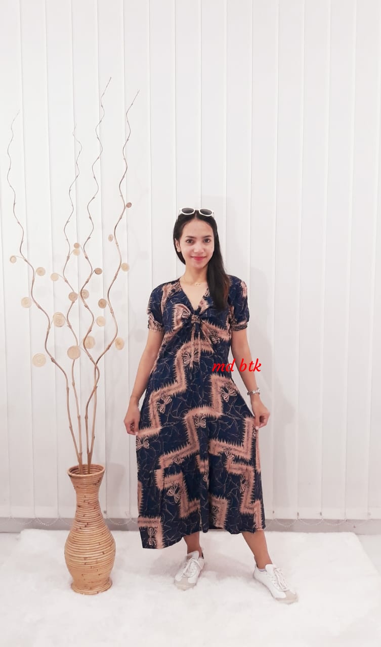 Sack Dress Batik Murah Bahan Santung Rayon Grosir Pekalongan