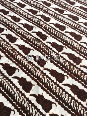 Kain Batik Jogja Klasik Parang Seling Kembang Sogan Antik