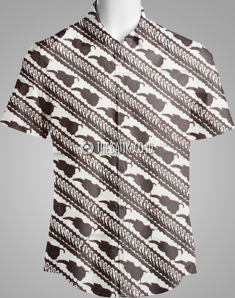 Kain Batik Jogja Klasik Parang Seling Kembang Sogan Antik