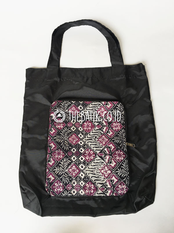 Tas Lipat Parasut Batik Murah Unik untuk Souvenir Custom Sablon Tulisan