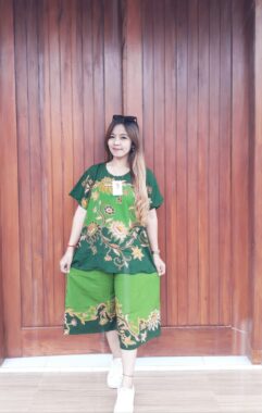 Baju Setelan Kulot Batik Jumbo Ratu Busana Jogja Solo Pekalongan