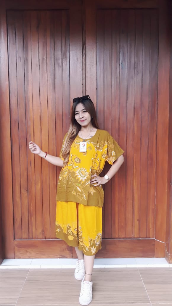 Baju Setelan Kulot Batik Jumbo Ratu Busana Jogja Solo Pekalongan