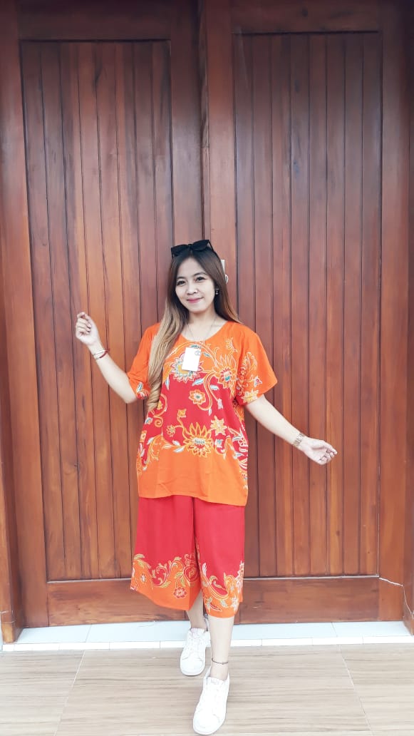 Baju Setelan Kulot Batik Jumbo Ratu Busana Jogja Solo Pekalongan