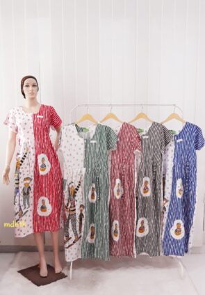 Baju Tidur Daster Batik Chibi HAP Rayon Murah Seri Grosir