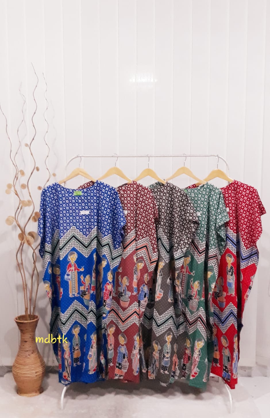 Baju Tidur Daster Batik HAP Oblong Bahan Rayon Grosir Seri Murah