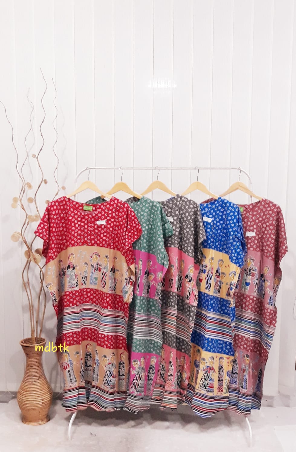 Baju Tidur Daster Batik HAP Oblong Bahan Rayon Grosir Seri Murah