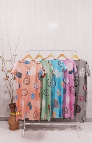 Baju Tidur Daster Batik Jumbo Lengan Pendek Grosir Murah Pekalongan