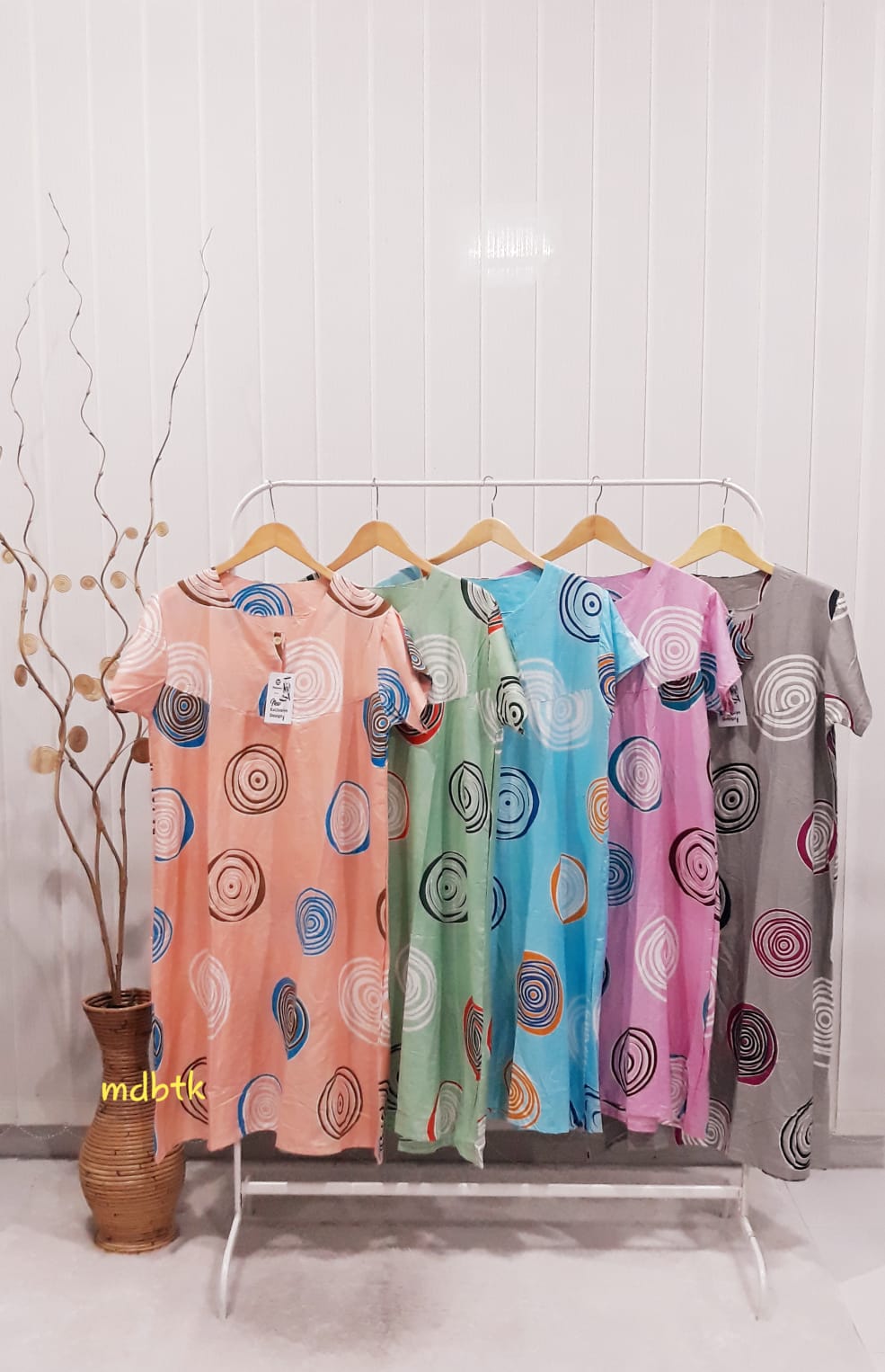 Baju Tidur Daster Batik Jumbo Lengan Pendek Grosir Murah Pekalongan