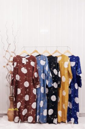 Baju Tidur Daster Long Dress Batik Model Jumputan Seri Murah Grosir