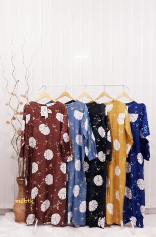 Baju Tidur Daster Long Dress Batik Model Jumputan Seri Murah Grosir
