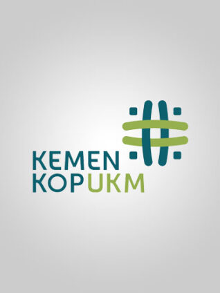 Tas Kanvas Kombinasi Tenun Ikat Souvenir Event Resmi KEMENKOPUKM RI Jakarta