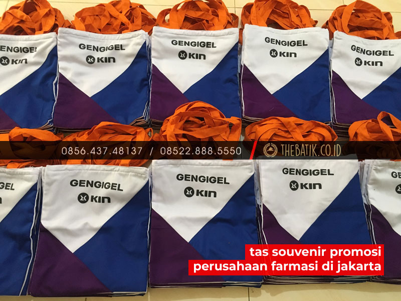 Supplier Tas Souvenir Promosi Perusahaan Farmasi Merchandise untuk Launching Produk GENGINGEL & KIN