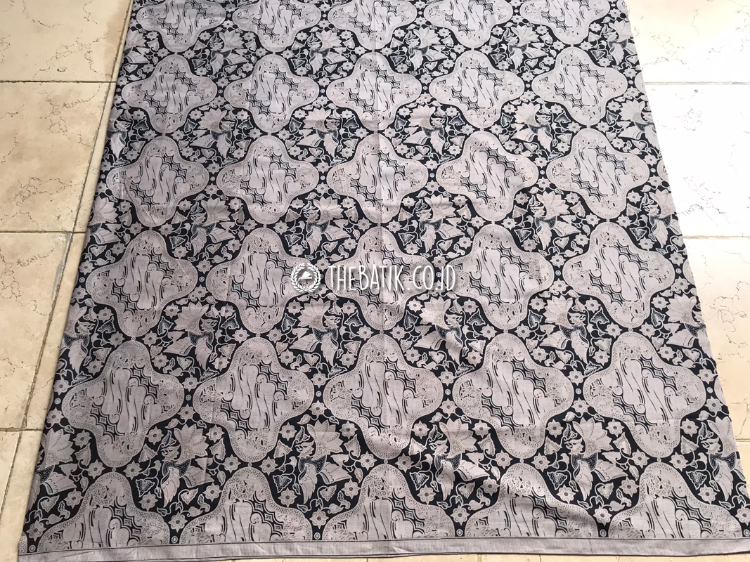 Bahan Batik Seragam Murah Bahan Katun Hand Print Motif Klasik Ceplokan 2 m