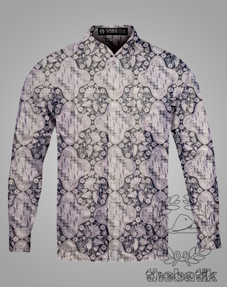 Bahan Batik Seragam Murah Bahan Katun Hand Print Motif Klasik Ceplokan 2 m