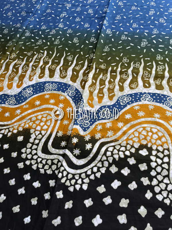 Bahan Batik Seragam Murah Motif Abstrak Ukuran 2.4 m