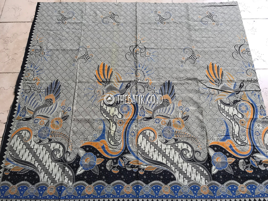 Bahan Baju Seragam Batik Motif Burung Ukuran 2.4 m