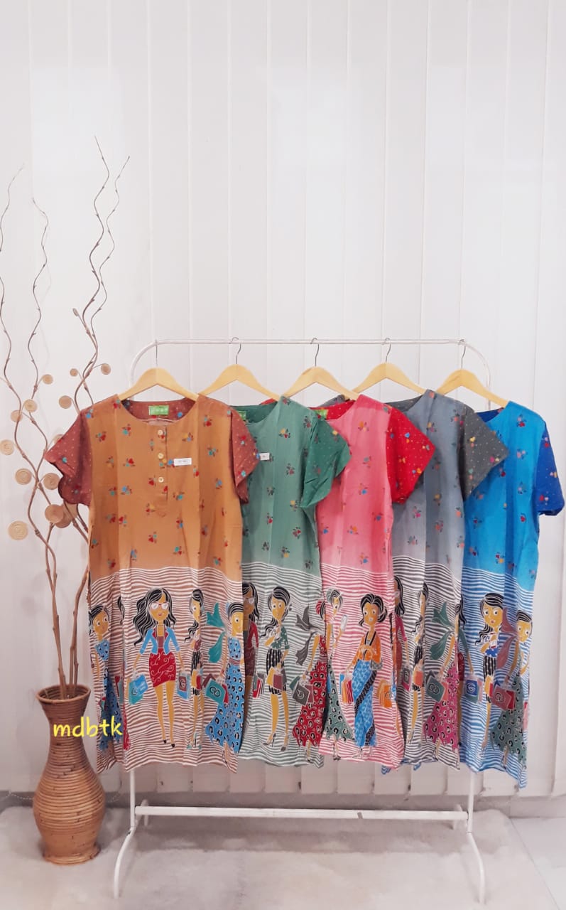 Baju Daster Ibu Pola HAP Bahan Rayon Adem Beli Seri Harga Grosir