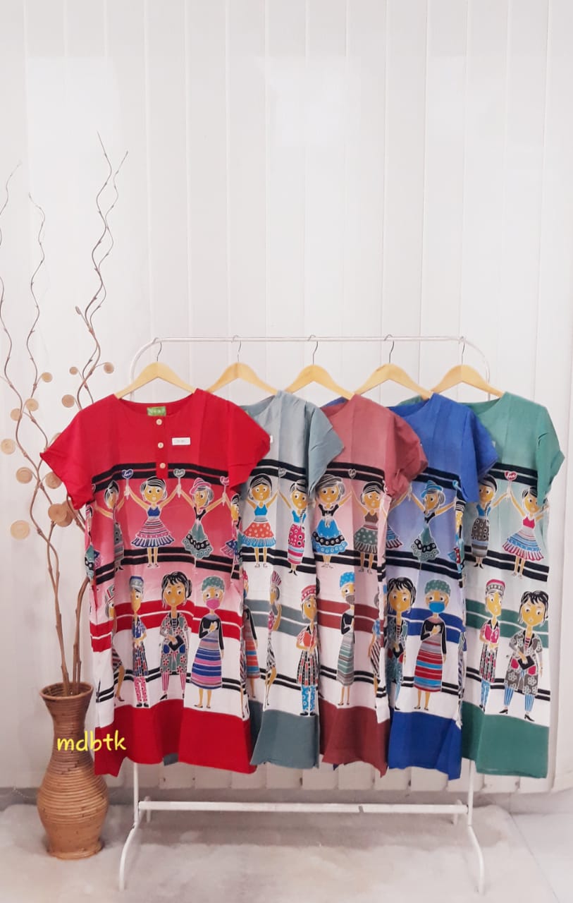 Baju Daster Ibu Pola HAP Bahan Rayon Adem Beli Seri Harga Grosir