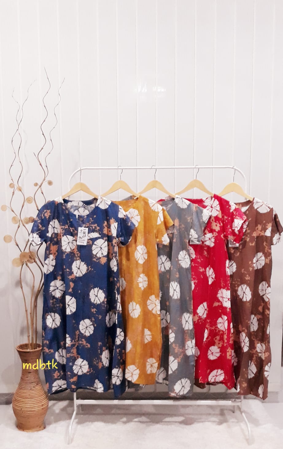 Baju Daster Pendek Rayon Ada Kancing Depan Grosir Seri Murah