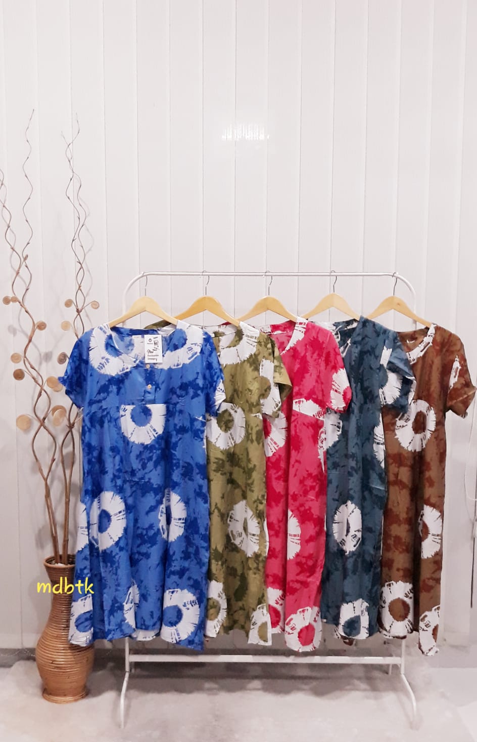 Baju Daster Pendek Rayon Ada Kancing Depan Grosir Seri Murah