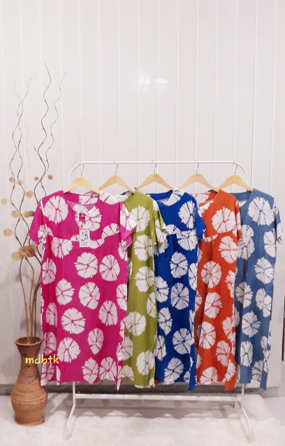 Baju Daster Pendek Rayon Ada Kancing Depan Grosir Seri Murah