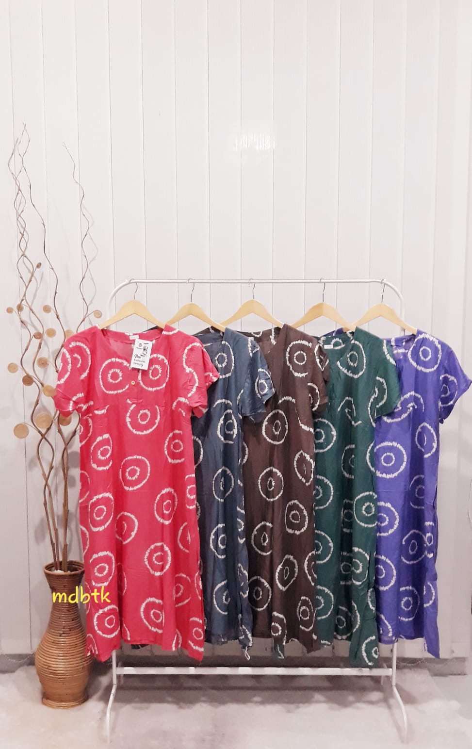 Baju Daster Pendek Rayon Ada Kancing Depan Grosir Seri Murah