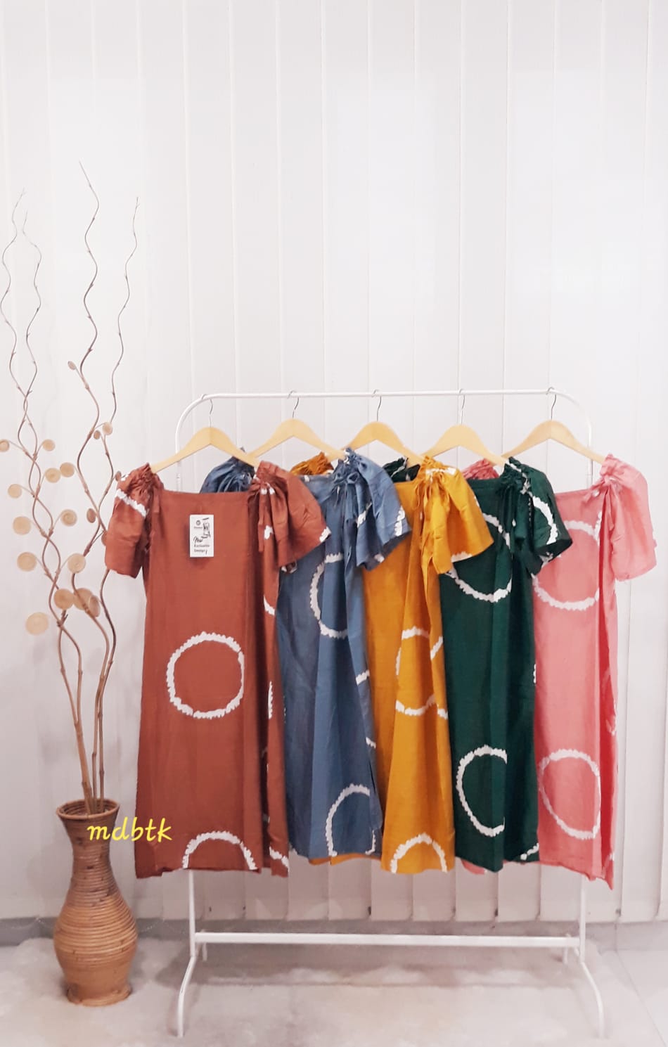 Baju Tidur Daster Batik Serut Lengan Pendek Seri Harga Grosir