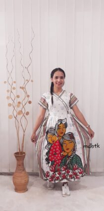 Daster Chibi Chibi Kimono HAP Lengan Pendek Warna Putih Seri Murah