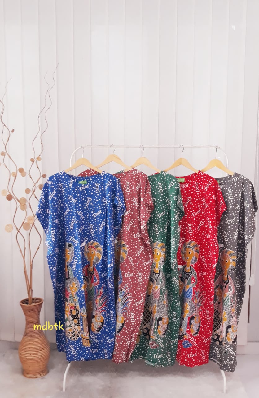 Daster Kelelawar HAP Baju Tidur Batik Oblong Bahan Rayon Terbaru Grosiran