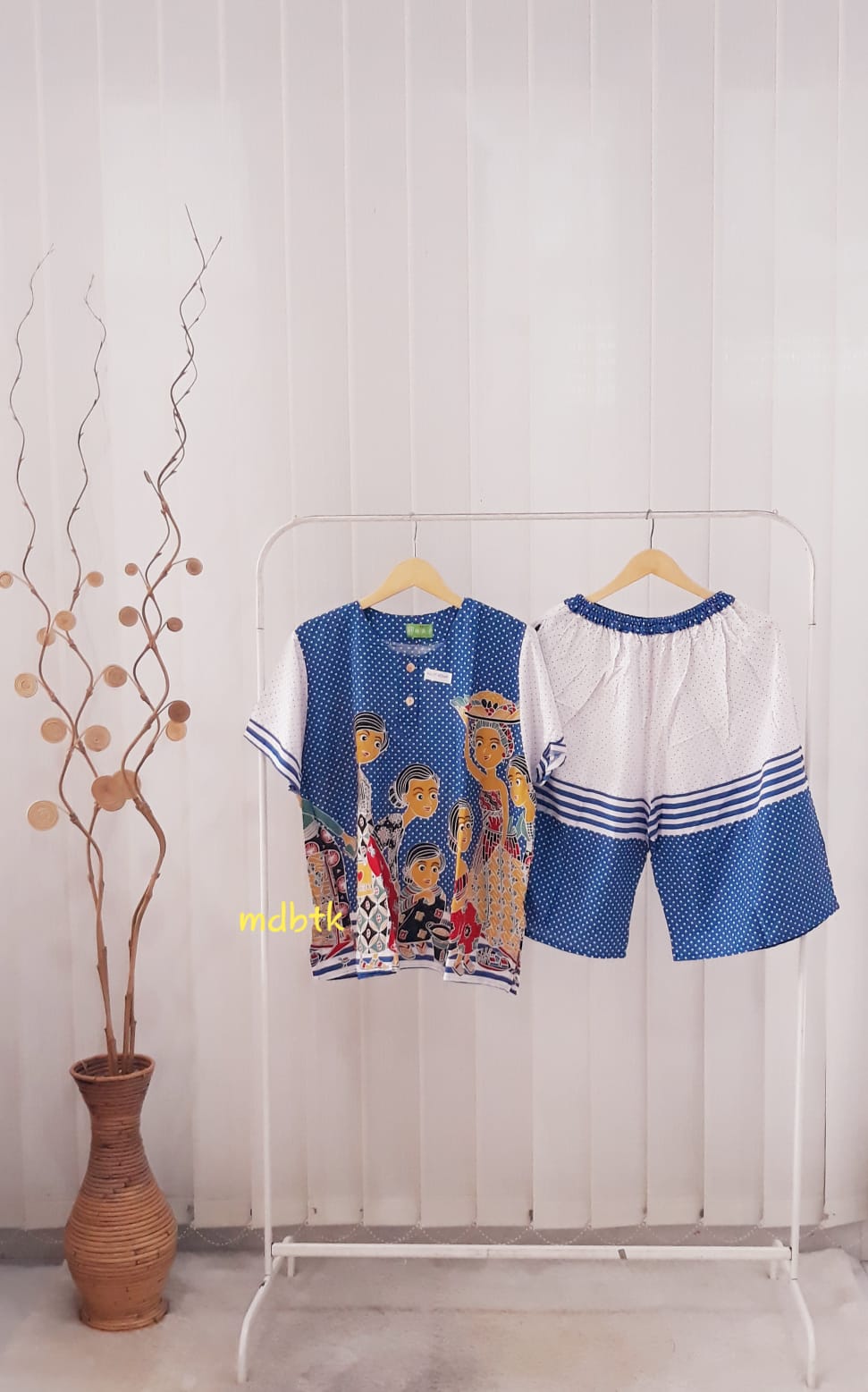 Setelan Kulot Jumbo HAP Lengan Pendek Bahan Rayon Adem Santai Bisa Grosir