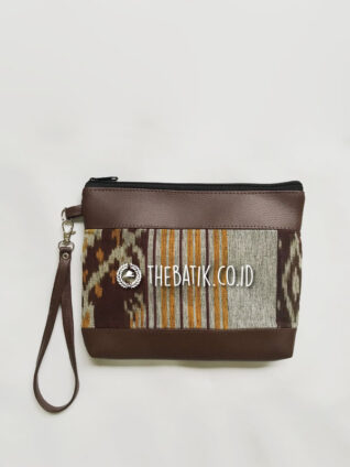 Souvenir Dompet Pouch Tenun Etnik Murah Serbaguna
