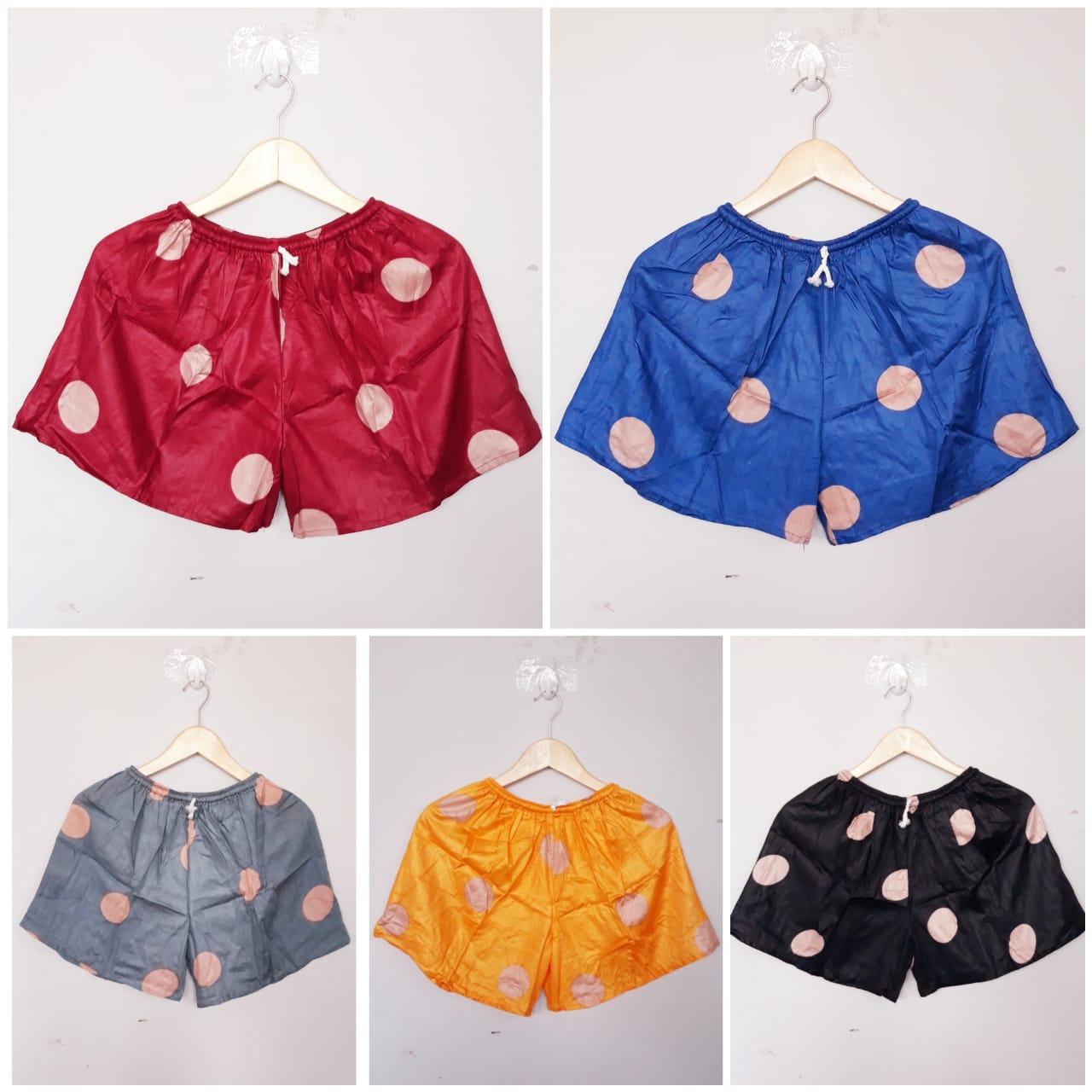 Celana Hotpants Wanita Motif Batik Grosir Harga Murah Seri Warna (isi 10)