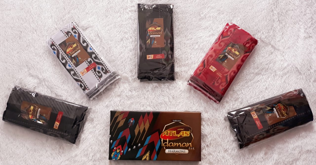Grosir Sarung ATLAS Idaman Harmoni Kodian Murah Bahan Katun (isi 10)