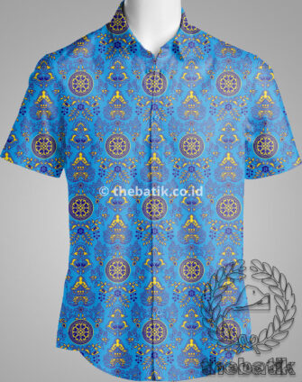 Resmi Seragam Batik Custom Logo Universitas Udayana Bali Indonesia