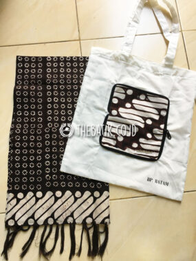 Syal Scarf dan Tas Batik Lipat Souvenir Event Resmi Harga Grosir MOTIF TRUNTUM
