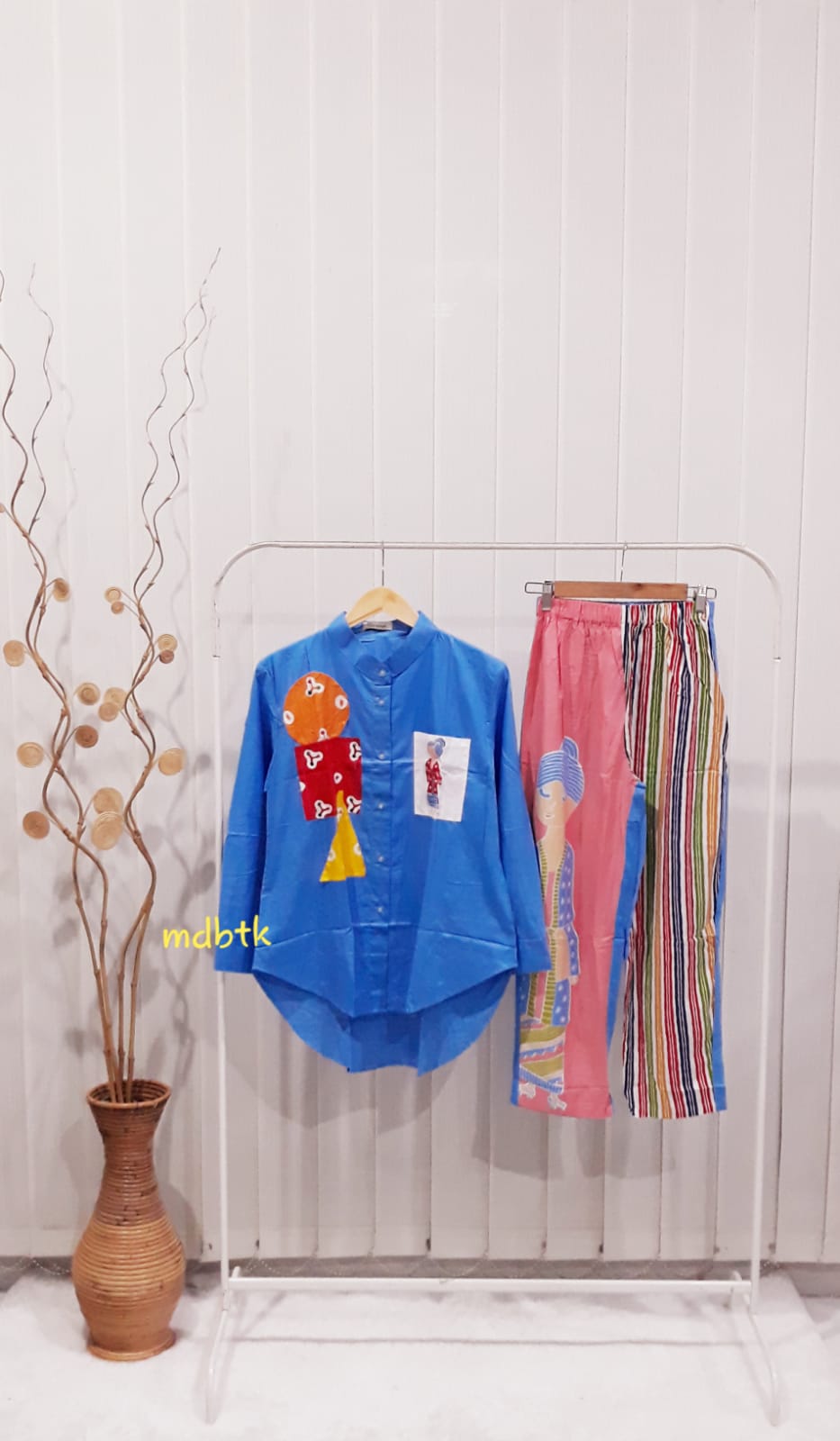 Baju Setelan One Set Batik Bu Tejo Semerbak Rayon Super (isi 5)